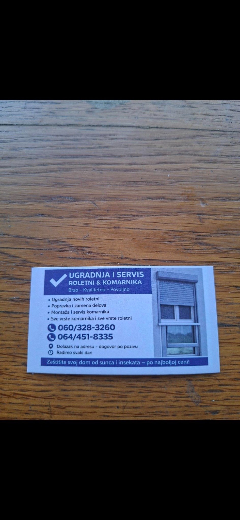 Kontakt roletne i komarnici
